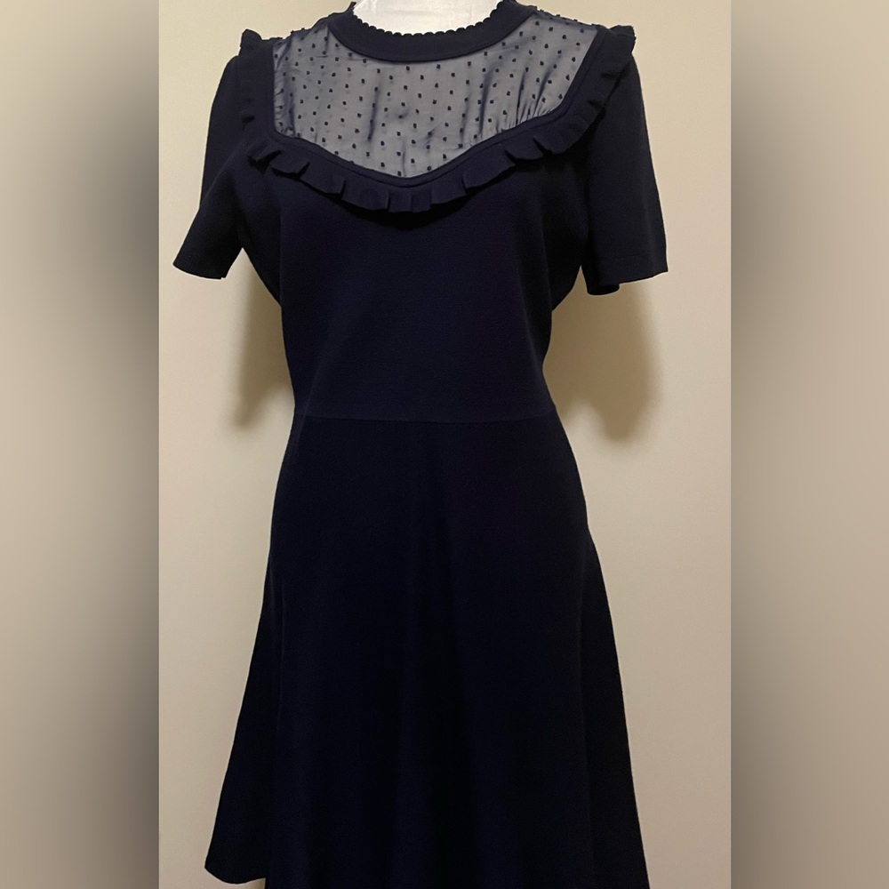 Draper James Navy Midi Dress